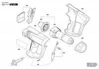 Bosch 3 601 BA6 360 GHG 23-66 Hot Air Gun 110 V / GB Spare Parts GHG23-66